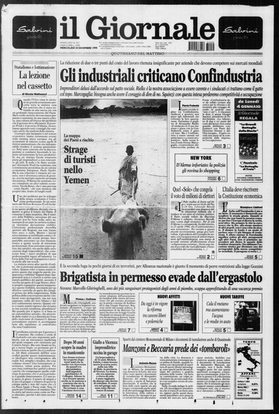 Il giornale : quotidiano del mattino